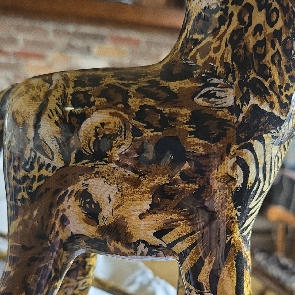 Tall Ceramic Giraffe Sculpture - Picture 2 of 5